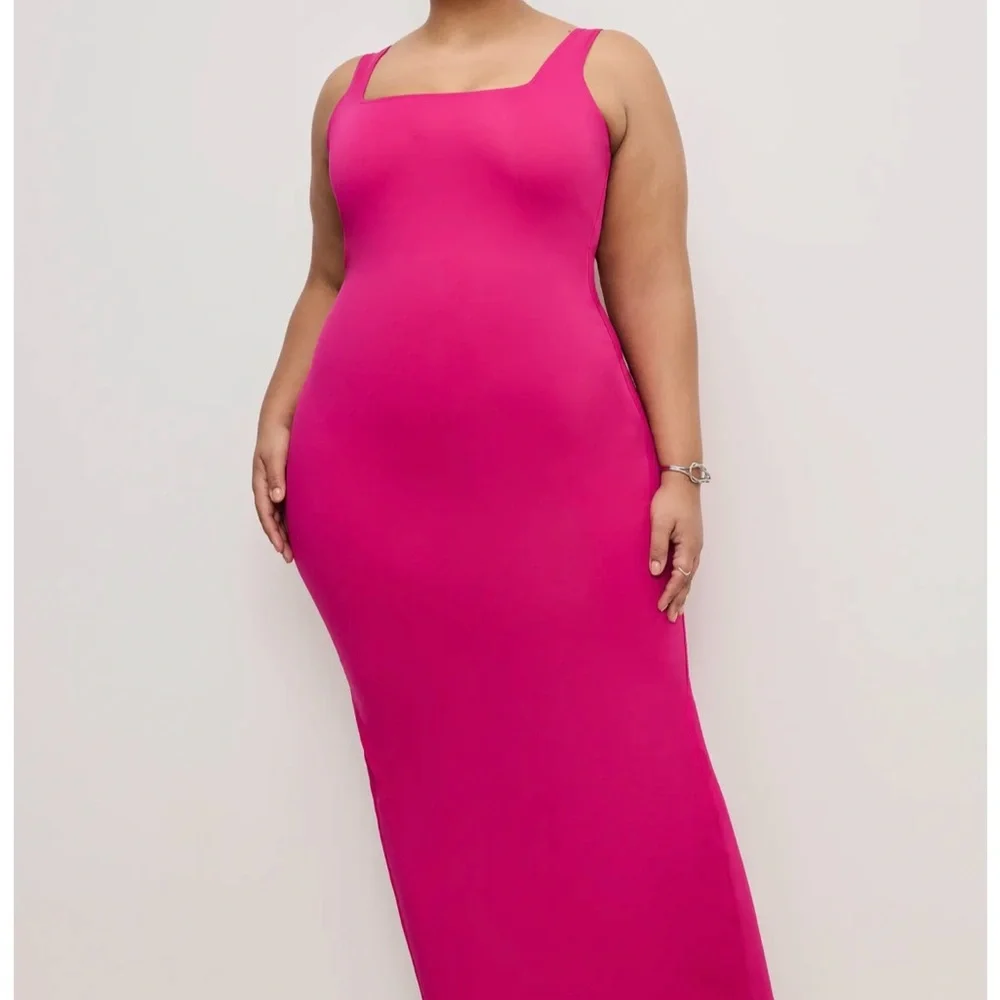 Good American Raspberry Pink Maxi Dress - Picture 4 of 6